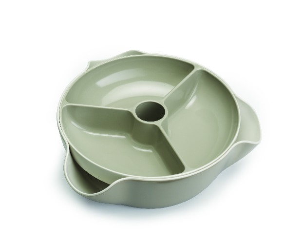 Double Dish sivo-beli veliki Double Dish sivo-beli veliki